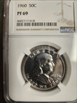 1960 50C PF69  NGC