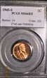 1945-S 1C MS66RD