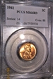 1941 1C MS66RD
