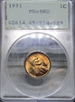 1931 1C MS65RD