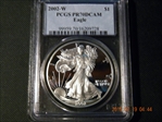 2002-W $1 Silver Eagle PR70DCAM