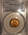 1910-S 1C MS64RD