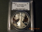 1989-S $1 Silver Eagle PR70DCAM