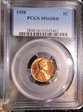 1958 1C MS66RD