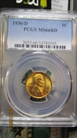 1936-D 1C MS66RD