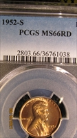 1952-S 1C MS66RD
