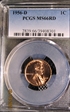 1956-D 1C MS66RD