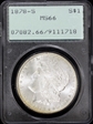1878-S $1 MS66