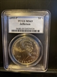 1993-P $1 Jefferson MS69
