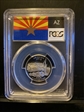 2008-S 25C Arizona Silver PR69DCAM