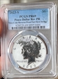 2023-S $1 Peace Dollar Rev PR Two-Coin Reverse Proof Set First Strike PR69