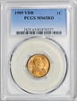 1909 VDB 1C MS65RD