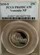 2010-S 25C Yosemite NP PR69DCAM