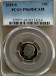 2015-S 10C PR69DCAM