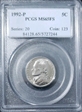 1992-P 5C MS65FS