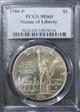 1986-P $1 Statue of Liberty MS69