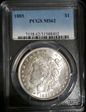 1885 $1 MS62
