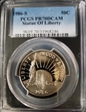 1986-S 50C Statue Of Liberty PR70DCAM
