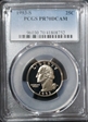 1993-S 25C Clad PR70DCAM