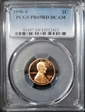 1990-S 1C PR69DCAM