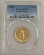 1986 $10 Gold Eagle MS70
