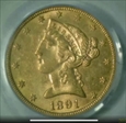 1891-CC $5 MS62