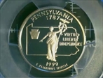 1999-S 25C Pennsylvania PR69DCAM
