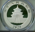 2025 10 Yn Panda Silver MS70