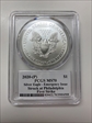 2020-(P) $1 Silver Eagle - Emergency Issue Struck at Philadelphia First Strike Jim Peed MS70