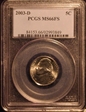 2003-D 5C MS66FS