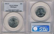 2004-P 25C Michigan MS68