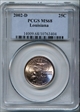 2002-D 25C Louisiana MS68