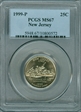 1999-P 25C New Jersey MS67