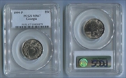 1999-P 25C Georgia MS67