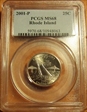 2001-P 25C Rhode Island MS68