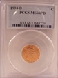 1994-D 1C MS68RD