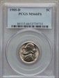 1985-D 5C MS66FS