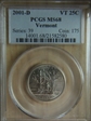 2001-D 25C Vermont MS68