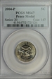 2004-P 5C Peace Medal MS67