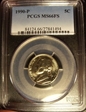 1990-P 5C MS66FS