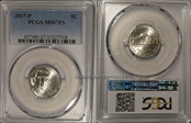 2017-P 5C MS67FS