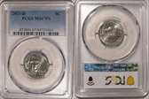 2021-D 5C MS67FS