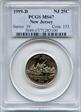 1999-D 25C New Jersey MS67