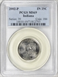 2002-P 25C Indiana MS69