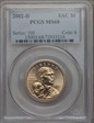 2002-D SAC$1 MS68