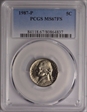 1987-P 5C MS67FS