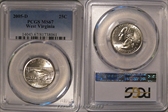 2005-D 25C West Virginia MS67