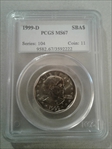 1999-D SBA$1 MS67