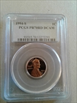 1994-S 1C PR70DCAM