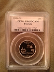 2004-S 25C Florida PR69DCAM